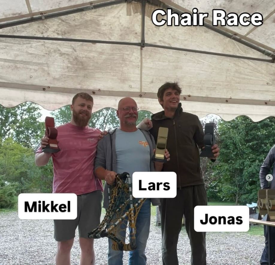 Chair race podium 2026