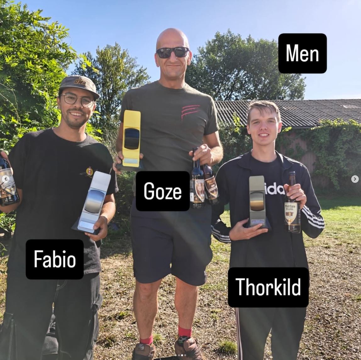 Male competition podium 2025